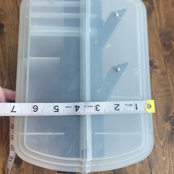 Vintage Sassaby makeup case frost white and black - Picture 7 of 8